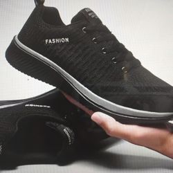 Men's Casual Shoes Lace Up Breathable Comfy All Outdoor Activities- Size 10