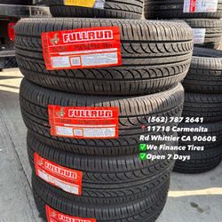 215/65R16 Fullrun New Set of Tires Installed and Balanced Set de Llantas Nuevas Instaladas y Balanceadas