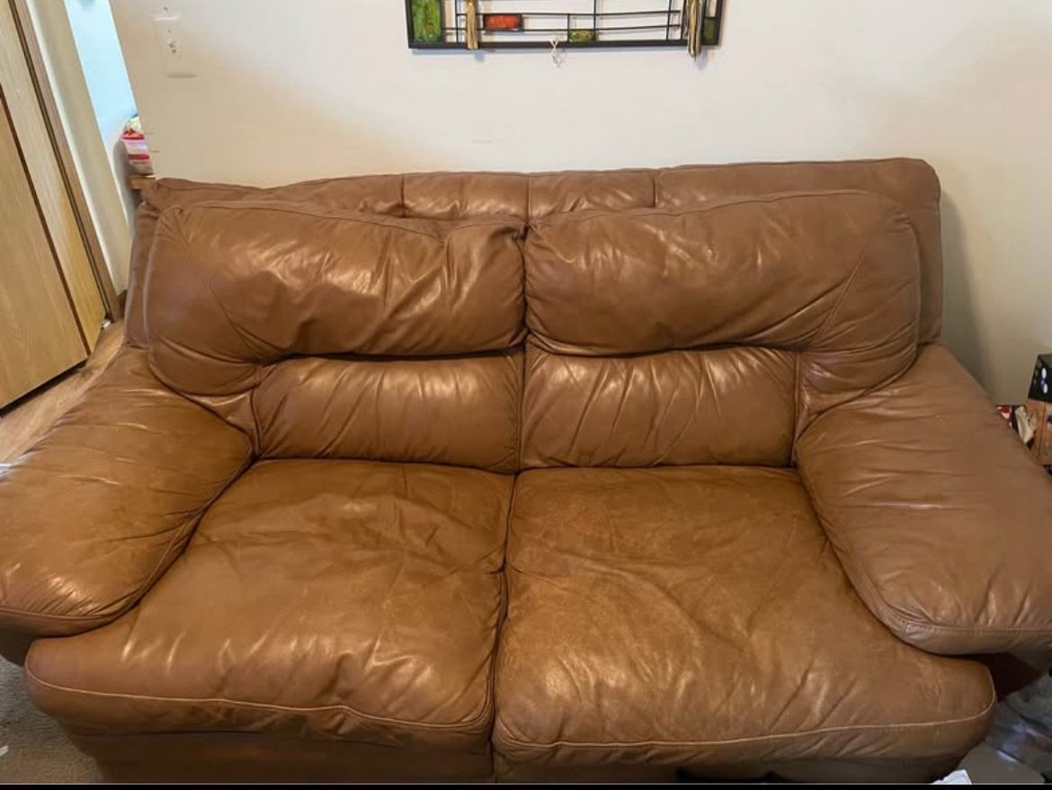 Leather Couch 