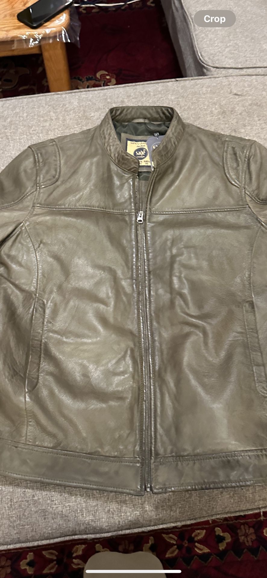 Genuine Leather Jacket-XL
