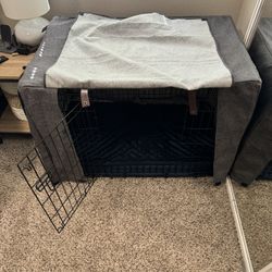 Dog Crate + Pad + Crate cover 