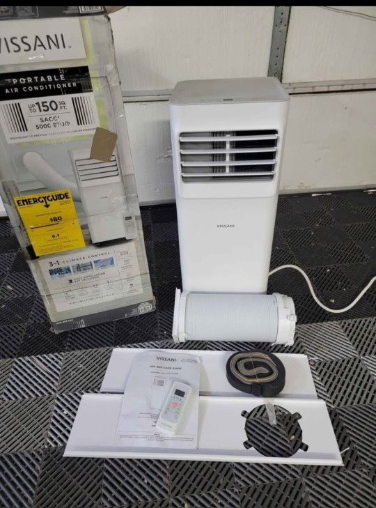 New! Vissani 8,500 BTU Portable Air Conditioner AC