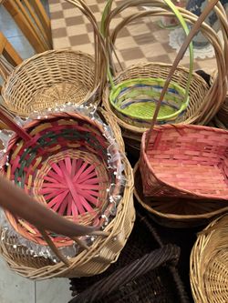 Wicker Basket Small, Medium, And Large Women Pods 