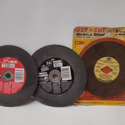 All 3 Circular Saw Abrasive Blades $12