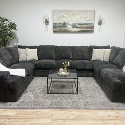 Huge Mammoth Sectional Couch  - Delivery Available 