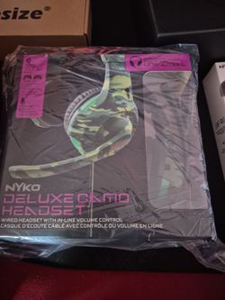 Deluxe Camo Headset