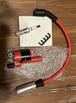 Ignition Coil and Spark Plug & Wire Set For GMC Chevy Silverado READ DESCRIPTION