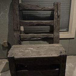 Rustic Heavy Duty Giant Chair for Sale in San Antonio TX OfferUp