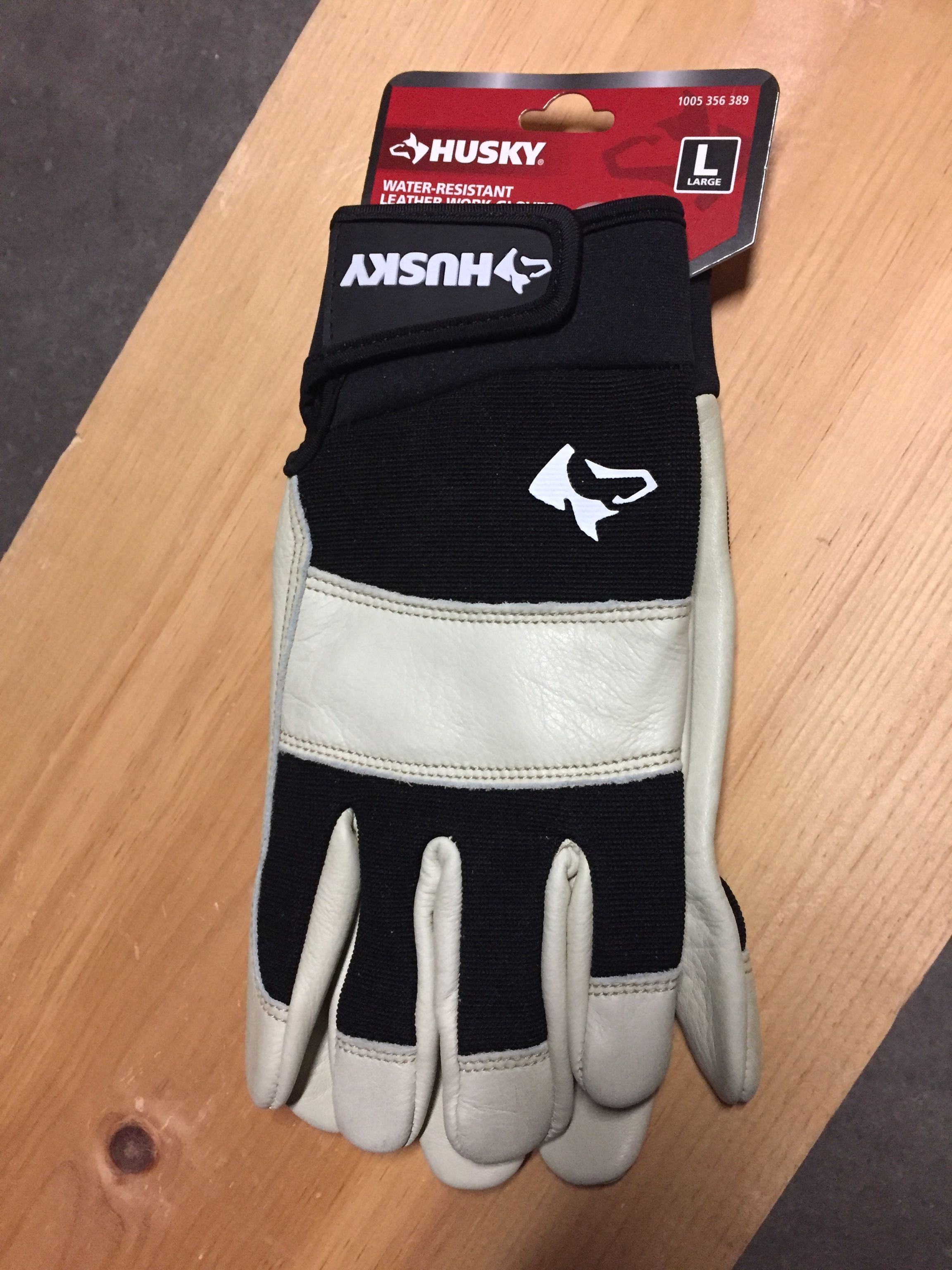 $10 • Brand New Husky Leather Work Gloves