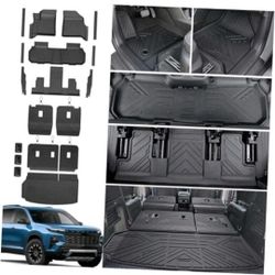 Floor Mats Set for 2024 2025 2026 Chevy Traverse & 24-26 7 Seats-Full Mats Set