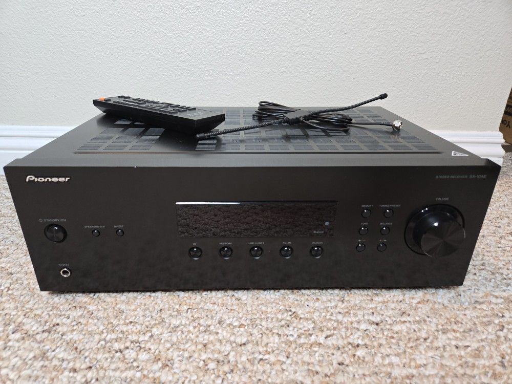Pioneer SX-10AE AM/FM Bluetooth Stereo Receiver