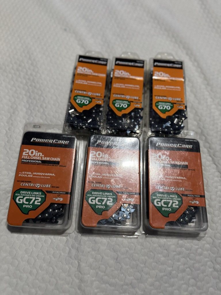 Chainsaws Chain Size 20