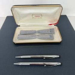  *Vintage!* Cross Century Chrome Pen/Mechanical Pencil Set 3501 in Box