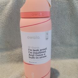 Owala Candy Cane Lane Special Edition 32oz Stainless Steel FreeSip Water Bottle