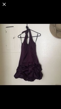 Purple bubble dress