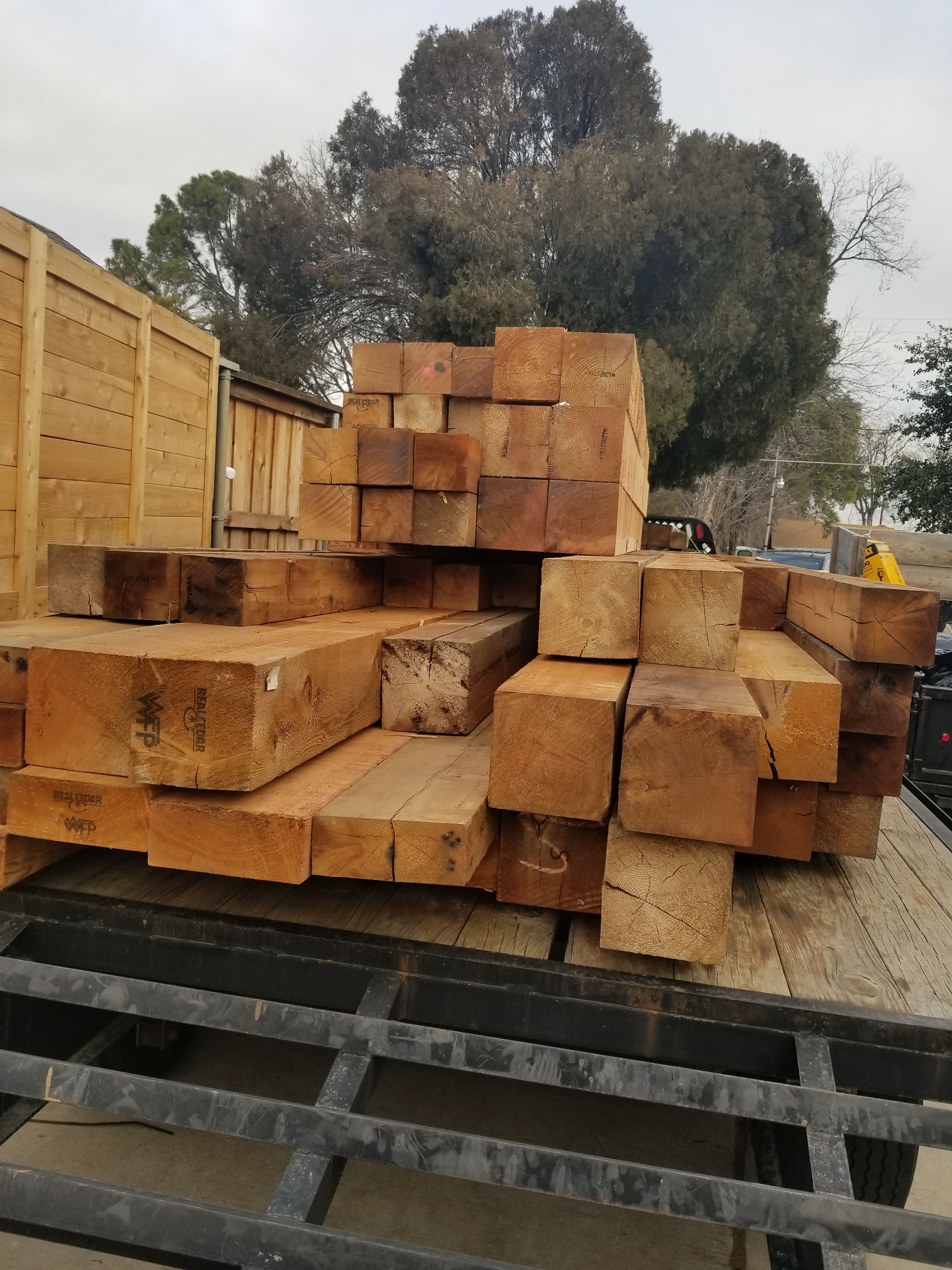 cedar post and beams