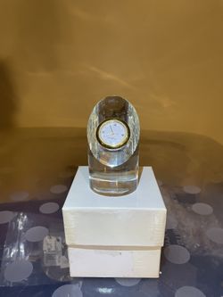 Mini Seth Thomas Glass Clock 