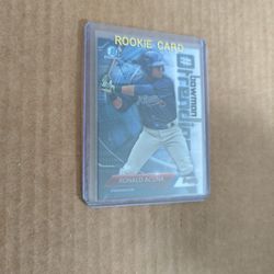 2018 Bowman Chrome Ronald Acuna Jr Rookie Trending 