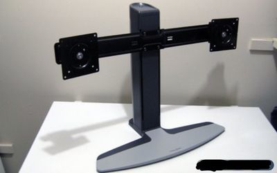 Neo Flex Ergotron Dual Monitor Stand