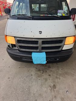 Dodge Ram 1500 Van White Work Van