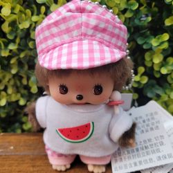 Monchhichi Bebichhichi Summer Boy Watermelon Keychain Plush