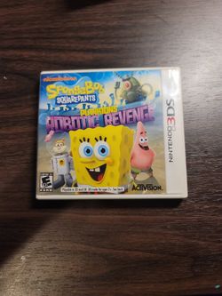 SpongeBob SquarePants Plankton's Robotic Revenge Nintendo 3DS Game