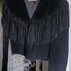 Genuine Leather Suede Jacket