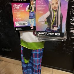 Frankie Stein Girls Monster High Costume Halloween