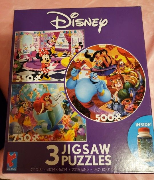 Disney Puzzles 3 Puzzles