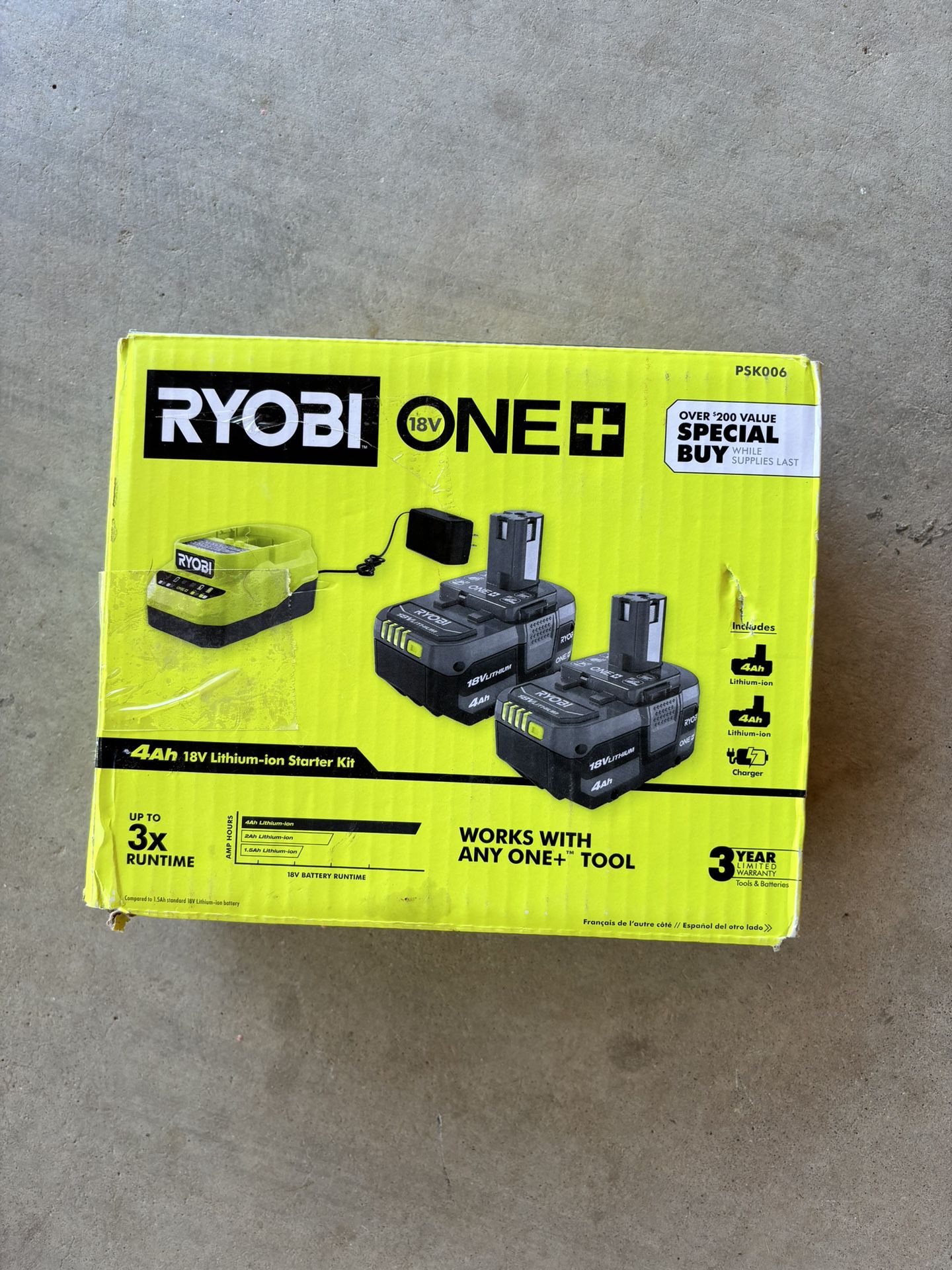 Ryobi Battery And Charger 