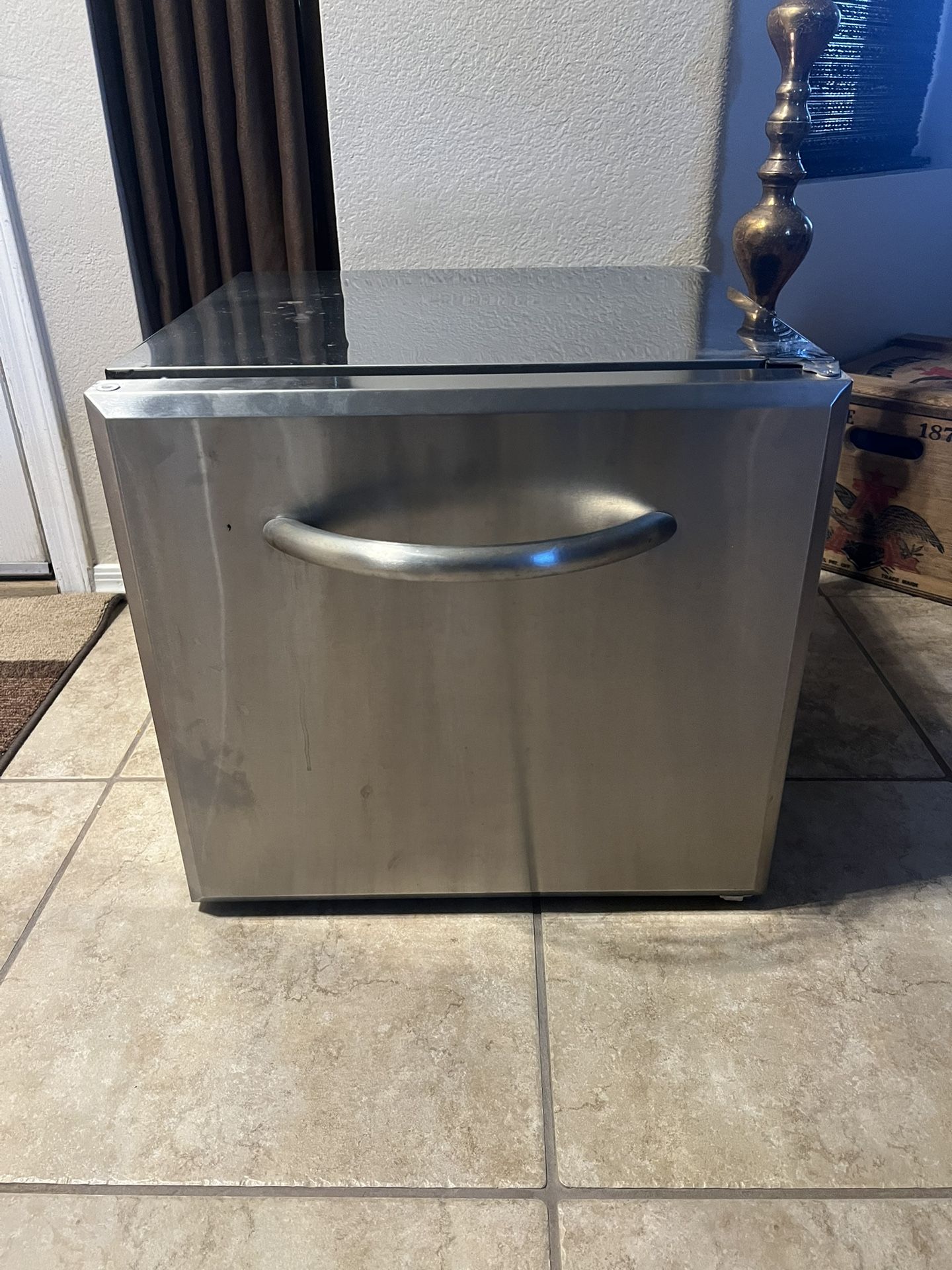 Stainless Steel Garage/patio Fridge