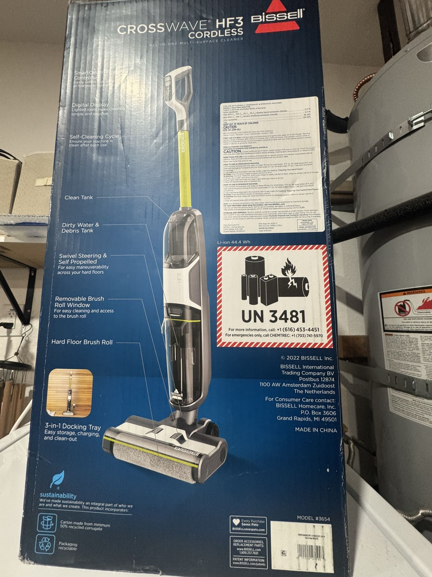 New Bissell cross wave hf3 cordless