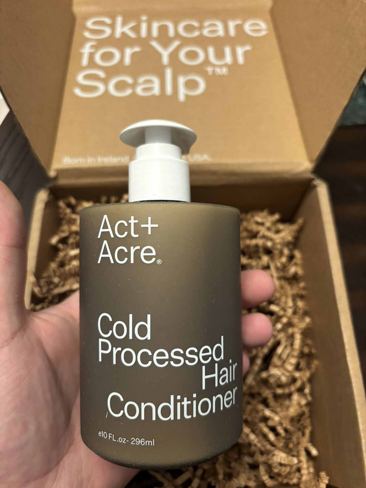 NEW IN BOX - Act + Acre, Cold Processed Hair Conditioner, 10.0 Fl. Oz.  MSRP $80