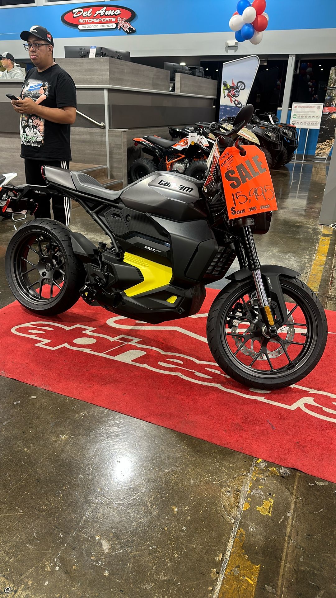 Can Am Electric Motorcycle