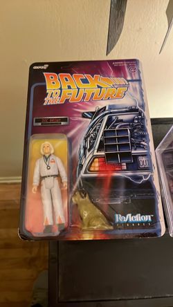 Back To The Future Doc Brown Action Figure Toy Super7 Mint Unpunched