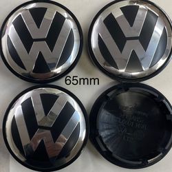 65mm WV Wheel Center Caps Set