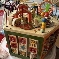 Wooden Activity Cube
