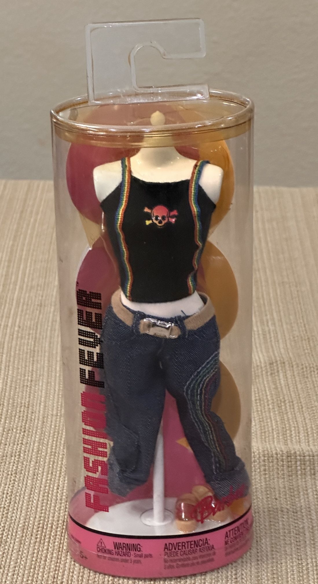 Vintage Barbie Fashion Fever Tank Top & Jeans Set  