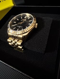 Invicta watch gold tone