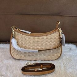 Coach Teri Shoulder Bag Straw Bag