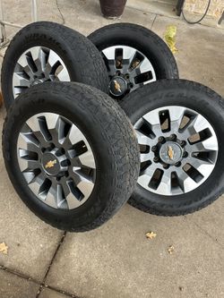 2500 Chevy Silverado 20” Wheels And Tires