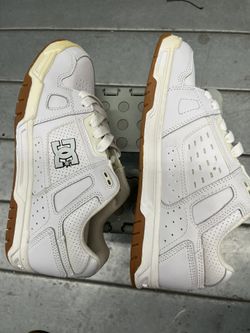 DC Men’s Skate Shoes (White/Gum Sole)