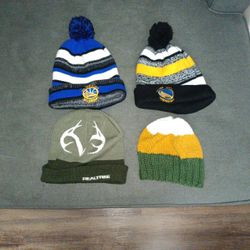 4 brand new beanies give my word $15 for all