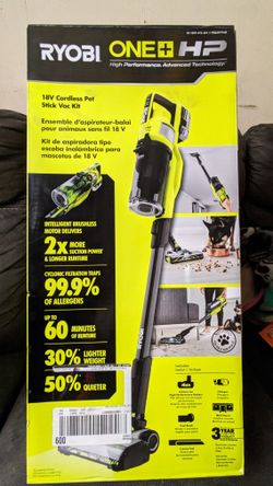 Ryobi Stick Vacuum One Plus Hp