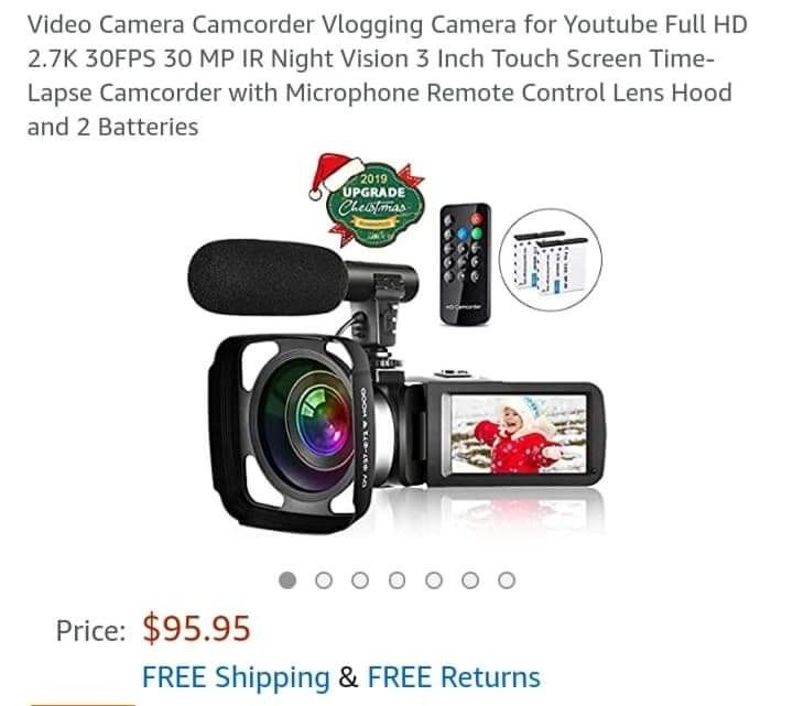 2.7k Video Camcorder