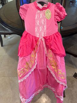 New Princess Peach Costume Size 10