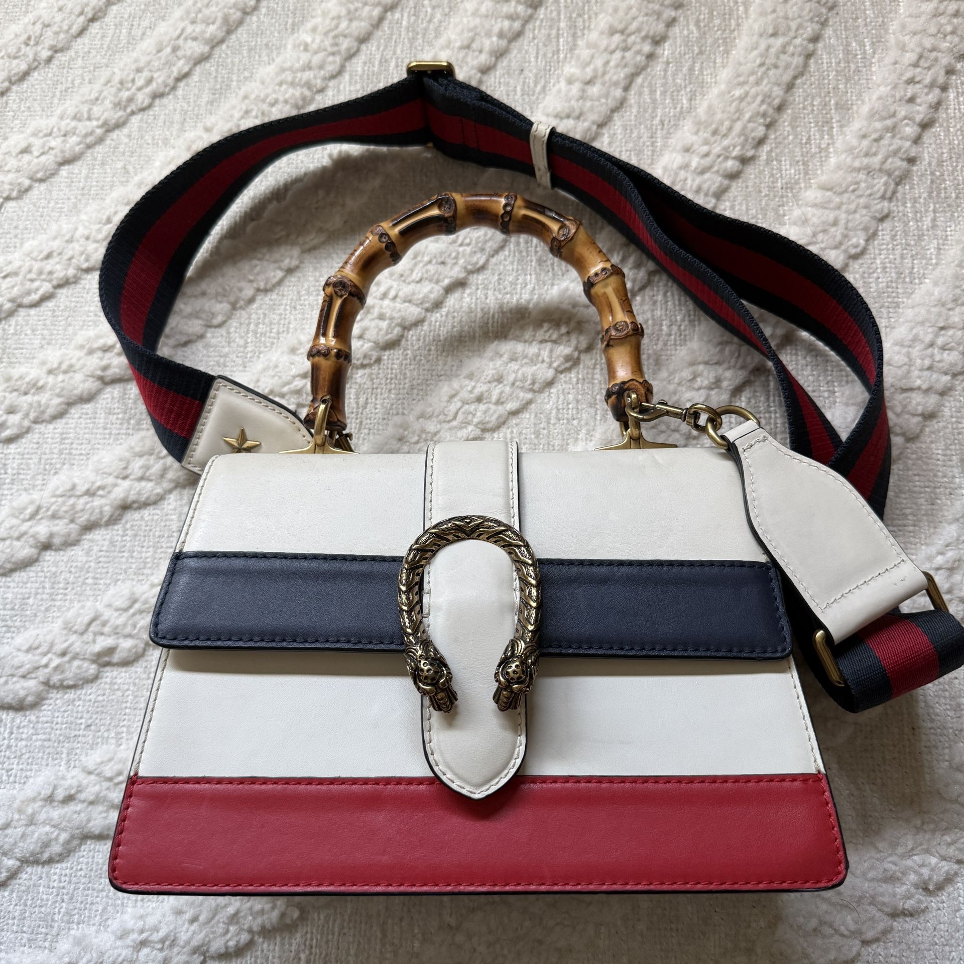 Gucci Dionysus bamboo leather handbag
