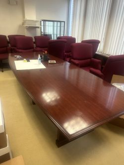 Conference Table 12 Chairs