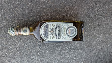 EMPTY BOTTLE of Fortaleza Anejo