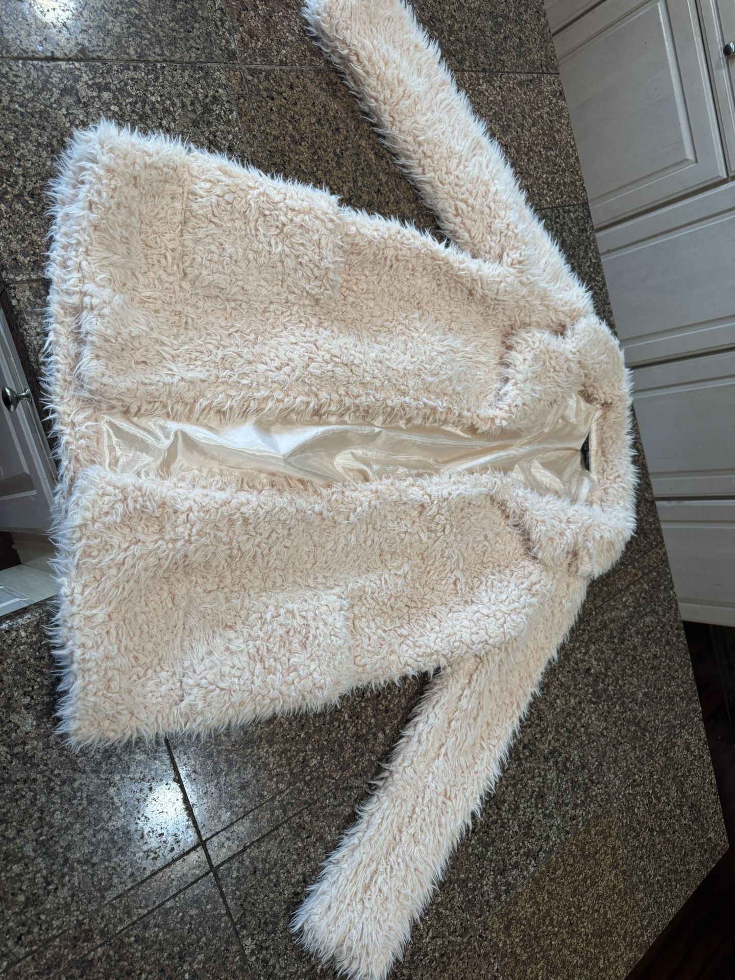 Cute furry coat